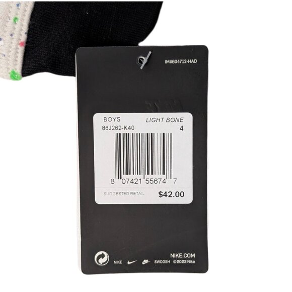 NWT Nike Sportswear DNA Light Bone and Speckled Crew Neck Sweatshirt - Sz 4 - Picture 3 of 4